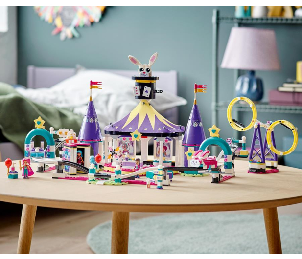 LEGO Friends 41685 Wesołe miasteczko z kolejką - 1019909 - zdjęcie 3